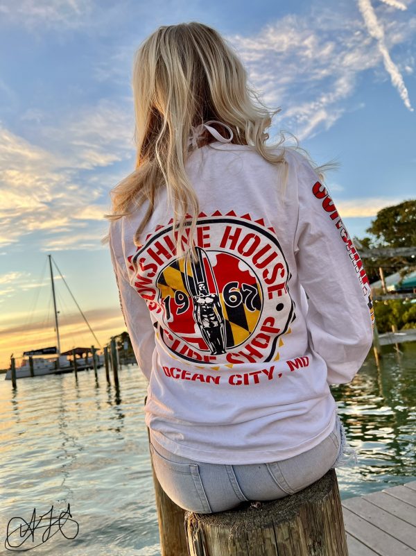 Sunshine House 1967 Maryland Surfer Long sleeve shirt